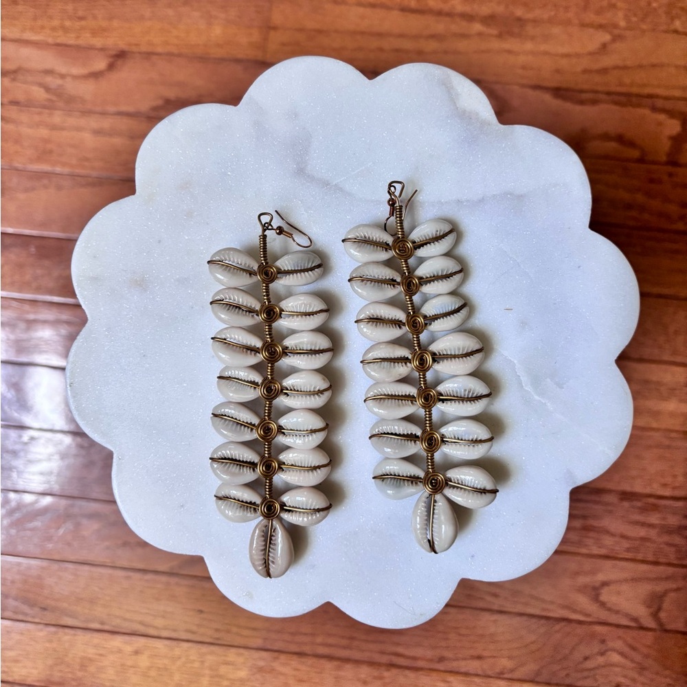 Cowrie Shell Earrings